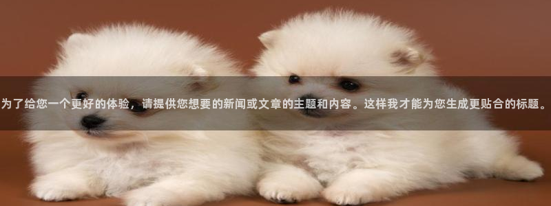 恩佐娱乐：为了给您一个更好的体验，请提供您想要的新闻或文章的主题和内容。这样我才能为您生成更贴合的标题。